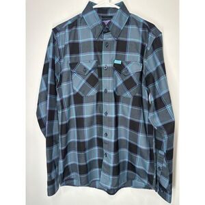 Dixxon Flannel Resilience Long Sleeve Blue Purple - Medium